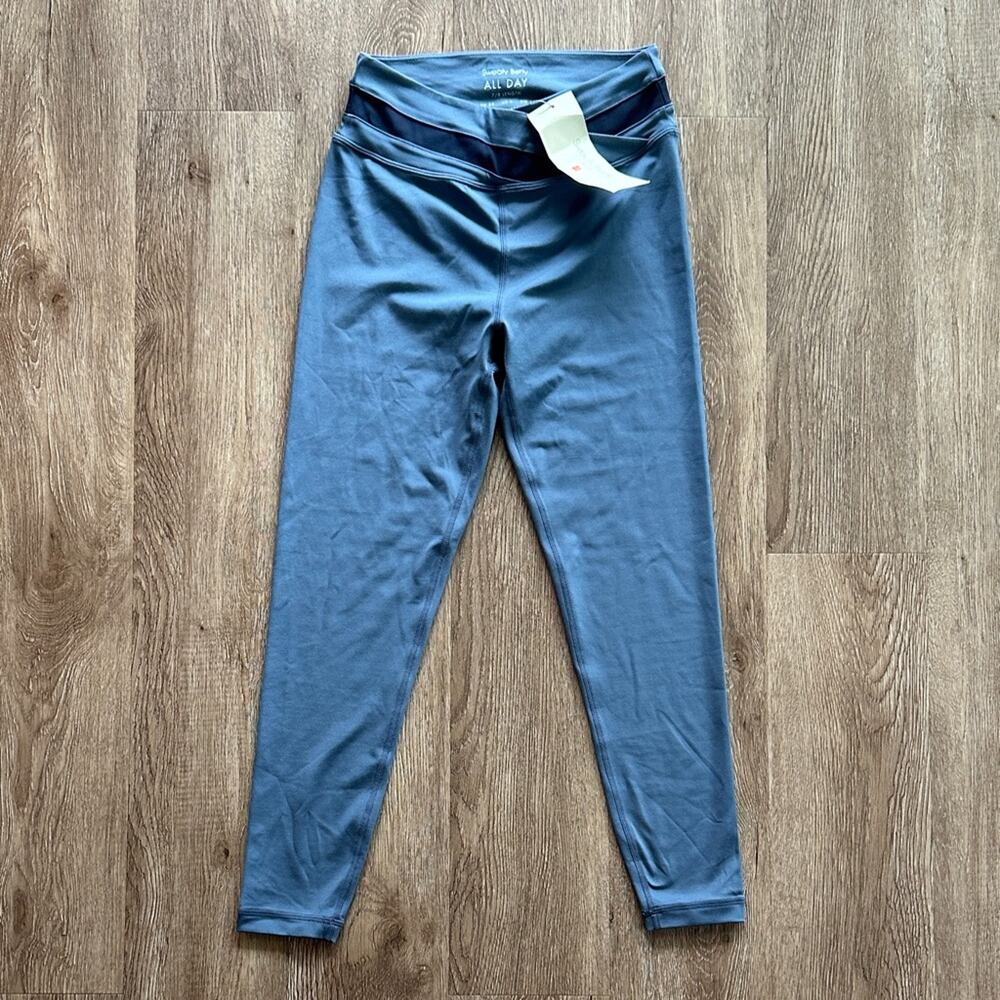 NWT Sweaty Betty All Day Wrap 7/8 Leggings Endless Blue Size 6